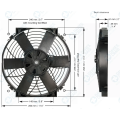 Davies Craig DC0163 Thermatic Electric Fan 12