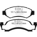 DP61265 Brake Pads GREENSTUFF EBC Brakes for Ford F15
