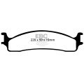 DP71650 Brake Pads GREENSTUFF EBC Brakes for Dodge Ram 1500 Mega Cab Ram 2500 Pick-up Ram 3500 Pick-up