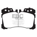 DP41811R Brake Pads YELLOWSTUFF EBC Brakes for Lexus LS460 XF40 LS600h XF40 LS500h XF50 Lexus LS460 LS500 LS500h LS600h Toyota Mirai LS460 Touring Package