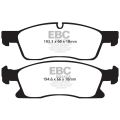 DP61871 Brake Pads GREENSTUFF EBC Brakes for Dodge USA Durango Jeep Grand Cherokee Mercedes-Benz Dodge Durango Jeep Grand Cherokee GLClass X166 GL350 GLClass X166 GL400 GLEClass W166 GLE250 D GLEClass W166 GLE250 D 4Matic GLEClass W166 GLE350 D GLEClass W