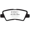 DP1875 Brake Pads ULTIMAX2 EBC Brakes for Hyundai Tucson Mk3 KIA Carens Rio UB Rio Sportage QL i10 i20 GB i20 Active i20 Coupe Sportage NQ5 Sportage QL GT Line
