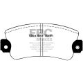 DP2485 Brake Pads GREENSTUFF EBC Brakes for AUTOBIANCHI Y10 Fiat 131 Panda Panda Selecta Regata Regata Super Ritmo Strada Uno INNOCENTI Mille Clip Lancia Y10 Seat Ibiza 021A Malaga Marbella Panda Ronda 131 Ibiza 021A SXi