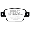 DP42107R Brake Pads YELLOWSTUFF EBC Brakes for Alfa Romeo Fiat Bravo Lancia Delta MiTo