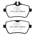 DP42180R Brake Pads YELLOWSTUFF EBC Brakes for Mercedes-Benz Mercedes-Benz S450 W222 S550 W222 S550e W222 S560 W222 S560 Maybach W222 S600 Maybach W222 S650 Maybach W222 S550 Coupe C217 S560 Coupe C217 S550 Cabriolet A217 S560 Cabriolet A217 SL400 R231 SL