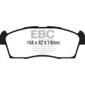 DPX2184 Brake Pads ULTIMAX2 EBC Brakes for Citroen Mitsubishi Peugeot iOn CZero iMiEV