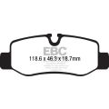 DPX2224 Brake Pads ULTIMAX2 EBC Brakes for Mercedes-Benz Vito W447 eVito Tourer Mercedes-Benz COMMERCIAL Vito W447 109 Vito W447 110 Vito W447 111 Vito W447 114 Vito W447 116 Vito W447 119 Vito W447 eVito EQV EQV 300 VClass W447 V200 VClass W447 V220 VCla