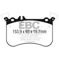 DP62311 Brake Pads GREENSTUFF EBC Brakes for Mercedes-Benz GLAClass X156 GLA45 AMG
