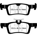 DP42319R Brake Pads YELLOWSTUFF EBC Brakes for Ford Fiesta Mk8 Fiesta Active Fiesta Mk8 ST