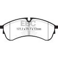 DPX2339 Brake Pads ULTIMAX2 EBC Brakes for Volkswagen COMMERCIAL Crafter CR50 MAN COMMERCIAL TGE