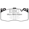 DP42370R Brake Pads YELLOWSTUFF EBC Brakes for BMW M5 F10 M6 F12 M6 F13 X5 M F85 X6 M F86 BMW X5M X6M