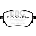 DP62391 Brake Pads GREENSTUFF EBC Brakes for Mercedes-Benz Mercedes-Benz GLB250 GLBClass X247 GLB180 GLBClass X247 GLB200 GLBClass X247 GLB200 4Matic GLBClass X247 GLB220 4Matic GLBClass X247 GLB250 4Matic GLA250 H247