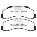 DP43034R Brake Pads YELLOWSTUFF EBC Brakes for Ford Ford F150 F150 Raptor F15