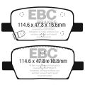 DP43064R Brake Pads YELLOWSTUFF EBC Brakes for Cadillac CT6 XT5 Chevrolet Camaro 6th Gen BUICK Enclave Cadillac CT6 XT5 XT6 Chevrolet Blazer Camaro 6th Gen Traverse GMC Acadia 2nd Gen Holden Australia and New Zealand Acadia