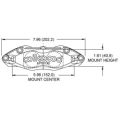 Wilwood 120-14703 Dynapro DS Universal Radial Mount Caliper 4 Pistons