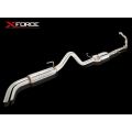 Exhaust system XForce for Nissan Navara 2011-2015 D40 STX AUTO stainless steel