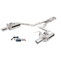 Exhaust system XForce with Varex muffler for Ford MUSTANG 2015-2017 CONVERTIBLE GT 5.0L V8 stainless steel