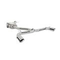 Exhaust system XForce with Varex muffler for Volkswagen Golf 2010-2013 GTI MK 6 stainless steel