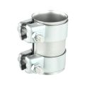 Stainless steel SS304 exhaust pipe connector with clamps FMIC.EU 60mm 2.36