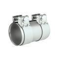 Stainless steel SS304 exhaust pipe connector with clamps FMIC.EU 60mm 2.36