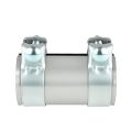 Stainless steel SS304 exhaust pipe connector with clamps FMIC.EU 63mm 2.5