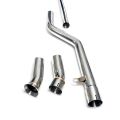 Valved exhaust system cat-back single tips FMIC.Pro for BMW 5 series G30 G31 540i 3.0T 2017-2023