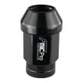 Forged Aluminum wheel nut FMIC.Pro M12x1.25 Black 1 pc. conical 7075-T6 
