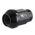 Forged Aluminum wheel nut FMIC.Pro M12x1.25 Black 1 pc. conical 7075-T6 