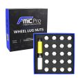 Aluminium wheel nuts FMIC.Pro M12x1.25 Silver 20 pcs. tapered 