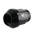 Forged aluminum wheel nut FMIC.Pro M12x1.25 Black 1 pc. conical through-hole 7075-T6 