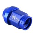 Forged aluminum wheel nut FMIC.Pro M12x1.25 Blue 1 pc. conical through-hole 7075-T6 
