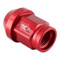 Forged aluminum wheel nut FMIC.Pro M12x1.25 Red 1 pc. conical through-hole 7075-T6 