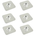 Harness Reinforcement Plate FMIC.Pro with Weld Nut 65 × 65 mm FIA 7/16