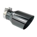 Stainless Steel Exhaust Muffler Tip Fmic.Pro 100mm Black 80mm Inlet