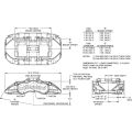 Wilwood 120-13947 GN6R Radial Mount Caliper Left 6 Pistons
