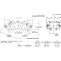 Wilwood 120-10754 GNX4 Universal Lug Mount Caliper 4 Pistons