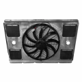 Stainless steel Fan Shroud Diffuser IOD Performance for Aluminum radiator Nissan Patrol Y60
