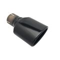Single Tailpipe Stainless Steel NBL1-27P 120x80 mm Socket 55 mm