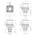 Nuke Performance Fuel Pulse Damper FPD110x AN 6 ORB-5