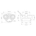 Nuke Performance CFC Unit Staubli Connector Dual AN-12-1