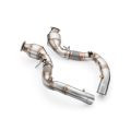 Downpipe BMW M5 F90 with Catalyst HJS 300 CPSI EURO 6