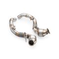 Downpipe BMW M5 F90 with Catalyst HJS 300 CPSI EURO 6