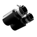 Titanium Exhaust Tips Black Restomotive