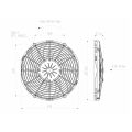 Axial Pull Radiator Cooling Fan SPAL 12V VA10-AP10/C-61S 305 MM