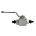 1/4 Inch Remote N20 In-Line Ball Valve with 4AN Fittings Nitrous Express NX 15158-4