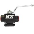 Lightweight Billet Aluminum In-Line Ball Valve 1/2 Inch I.D. Nitrous Express NX 15159