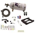 Q-Jet Holley Spreadbore Hitman Nitrous System 100-150-200Hp with 10Lb Bottle Nitrous Express NX 40080-10