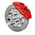 Wilwood 140-10738 Forged Dynapro 6 Front Brake Kit Hub 12.19 Red for Cadillac Chevrolet GMC Pontiac
