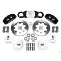 Wilwood 140-12947 Forged Dynapro 6 Big Brake Front Brake Kit 12.19 Black for Ford