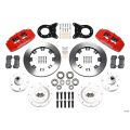 Wilwood 140-12947-R Forged Dynapro 6 Big Brake Front Brake Kit 12.19 Red for Ford